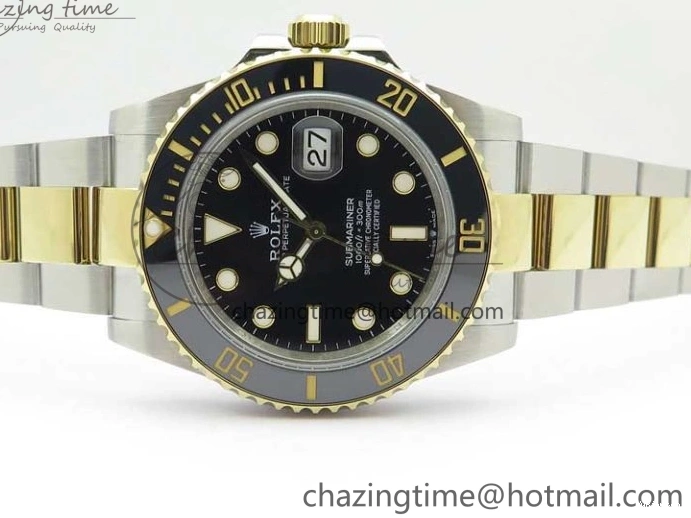 41mm 126613 LN YG Bracelet SS YG Dial Best Black SS Maker BP Edition Submariner on 0226